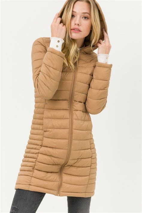 tan puffer jacket women.